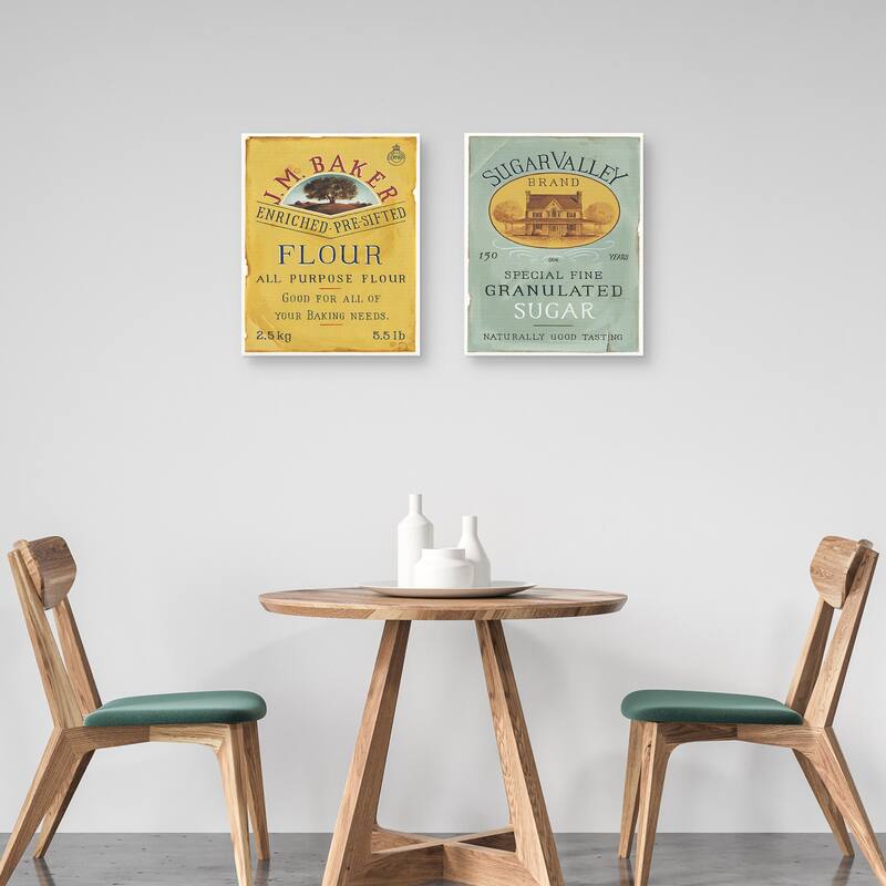 All Purpose Flour, Granulated Sugar by Lisa Audit Canvas Art Prints