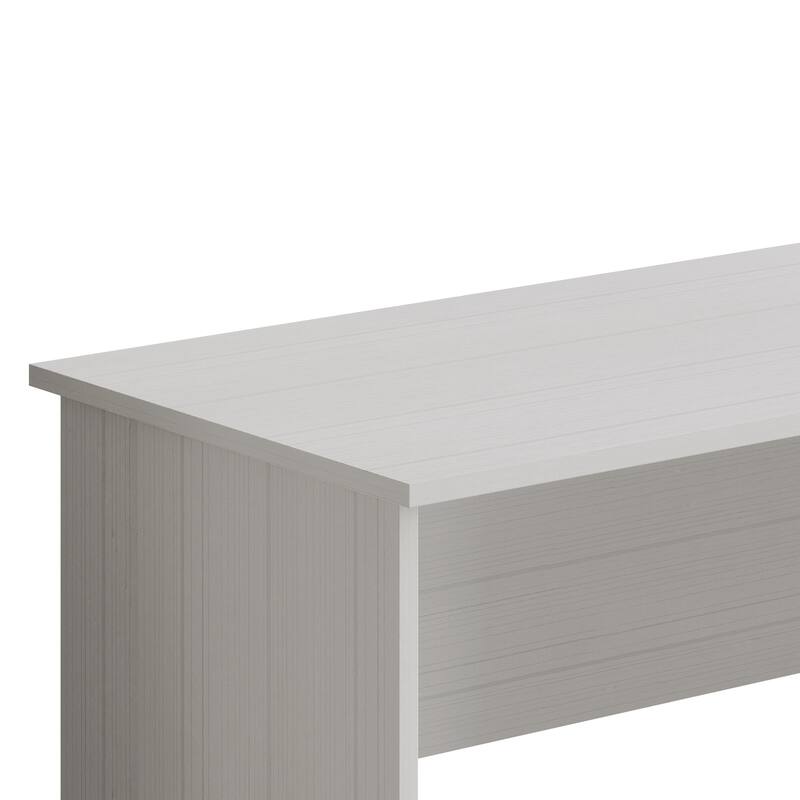 CraftPorch Mid Century wooden Writing Table with Cabinet