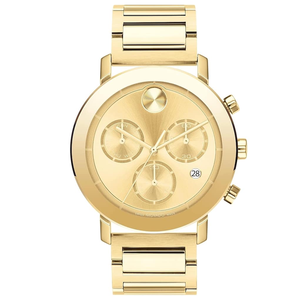 Movado Men's Bold Gold Dial Watch - 3600811 - 6 (36)