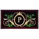 preview thumbnail 25 of 24, SAFAVIEH Handmade Monogram Florea Casual Rug 2' x 6' Runner - P - Black/Multi - Runner