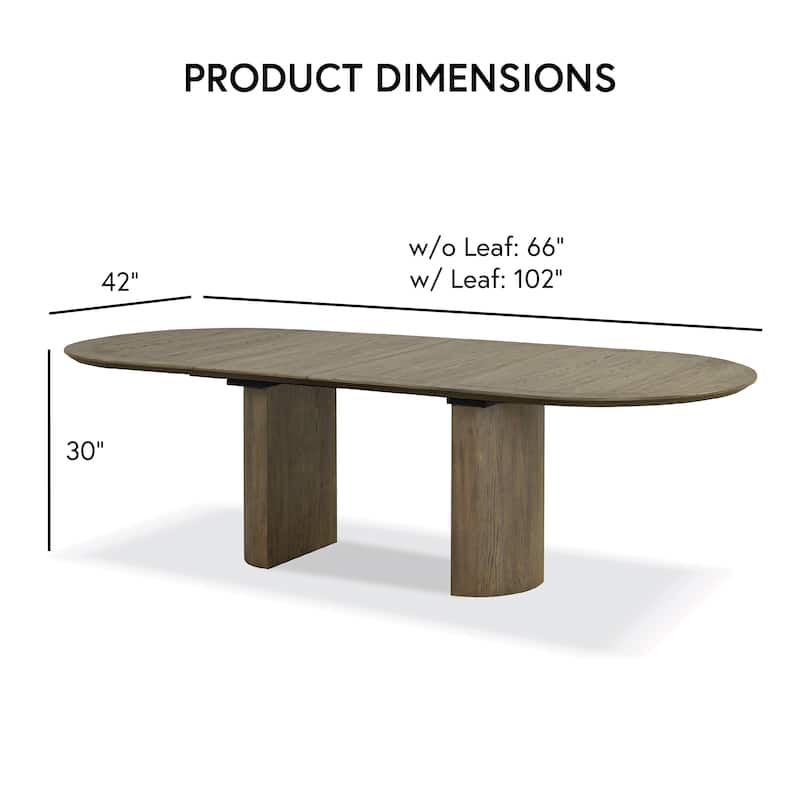 Furniture of America Lenn Modern Farmhouse 9-Piece Oak Wood Extendable Dining Table Set with Leaf