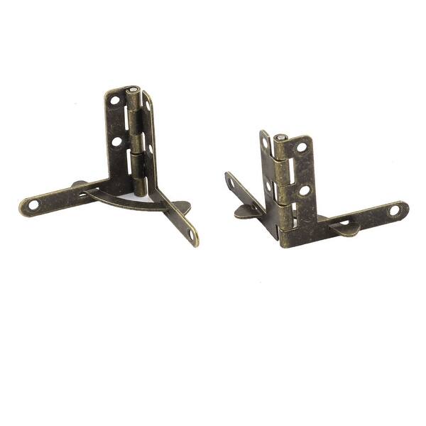 Shop Jewelry Box Case Foldable Quadrant Hinge Bronze Tone 33mm X