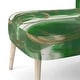 preview thumbnail 82 of 101, Designart "Mettalic Indigo And Gold II" Upholstered Abstract Accent Chair - Glam Arm Chair For Living Room