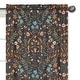preview thumbnail 3 of 3, Sweet Jojo Designs Boho Wildflower Vintage Floral Girl 84in Window Treatment Curtain Panel Pair Black Orange Bohemian Farmhouse