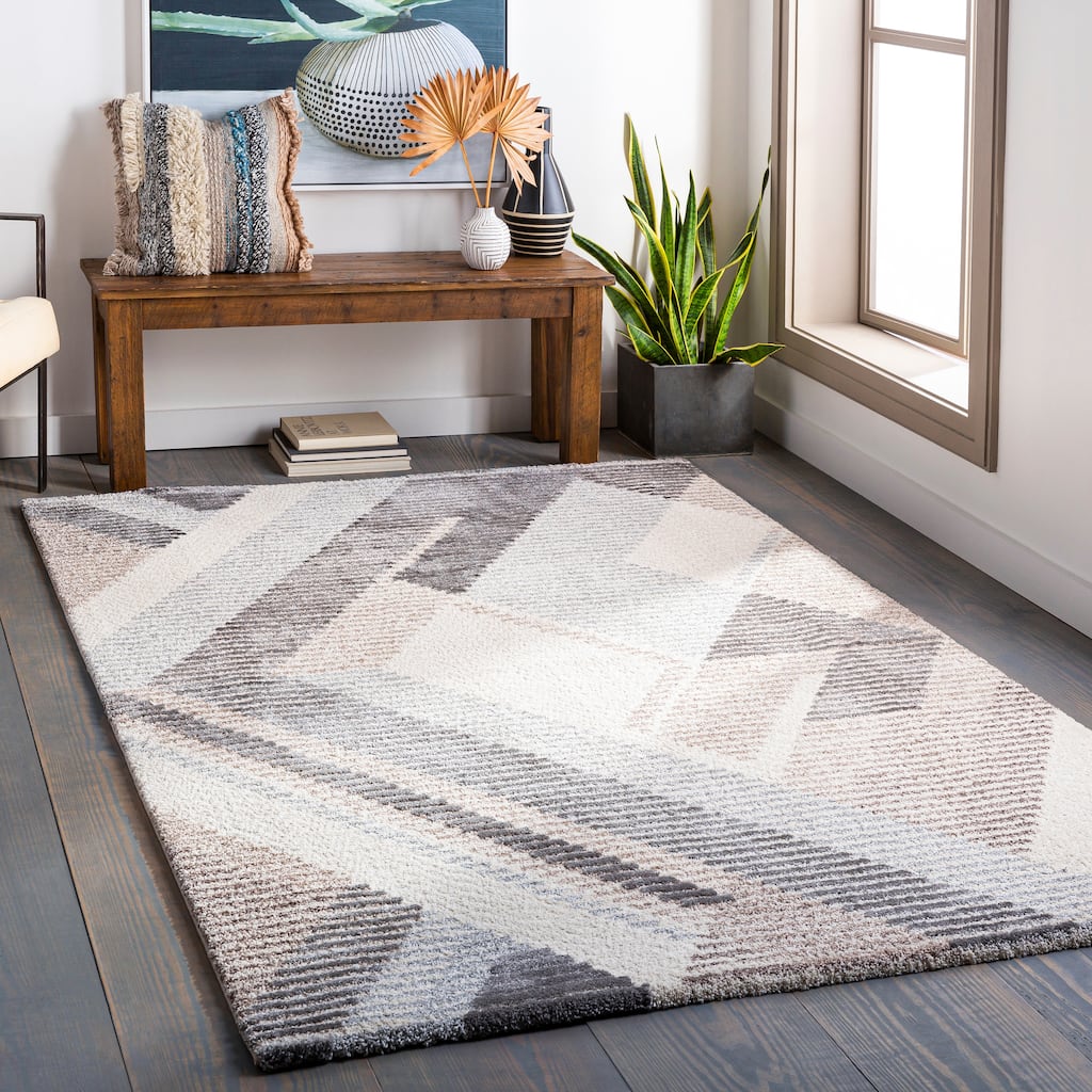 Artistic Weavers Kostya Modern Graphic Plush Area Rug