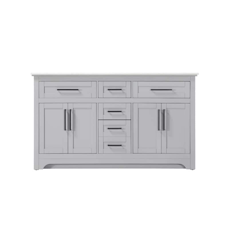 Nathaniel Double Bathroom Vanity (54-84 inch)