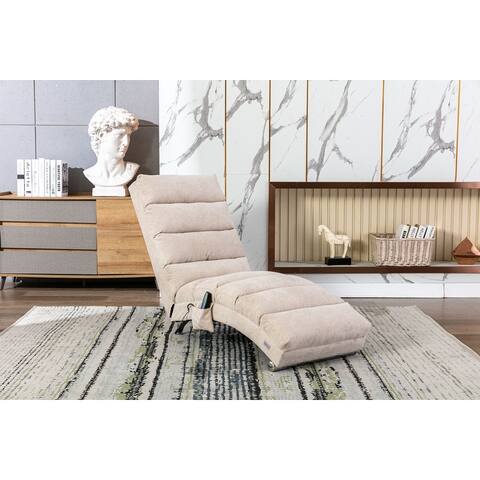 Velvet Electric multi-function armless tufted recliner lazy sofa