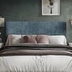 preview thumbnail 8 of 35, CraftPorch Corduroy Modern Upholstered Pleated Velvet Headboard