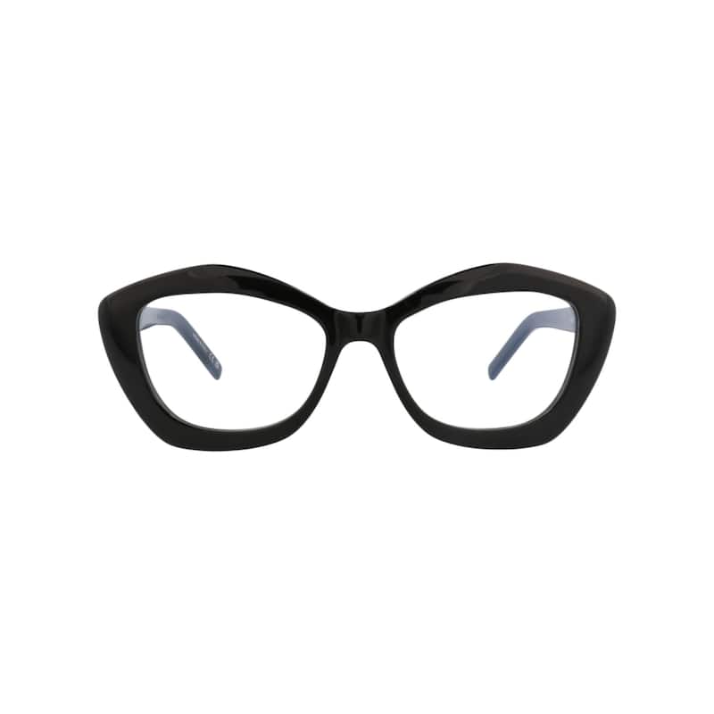 Saint Laurent Cat Eye-Frame Acetate Optical Frames - Black Black Transparent - Black