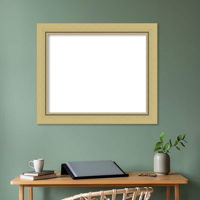 Amanti Art Landon Gold Framed Dry Erase Magnetic Board