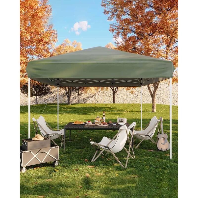 10x10 Heavy Duty Pop Up Canopy,Outdoor Canopy Tent with Portable Bag