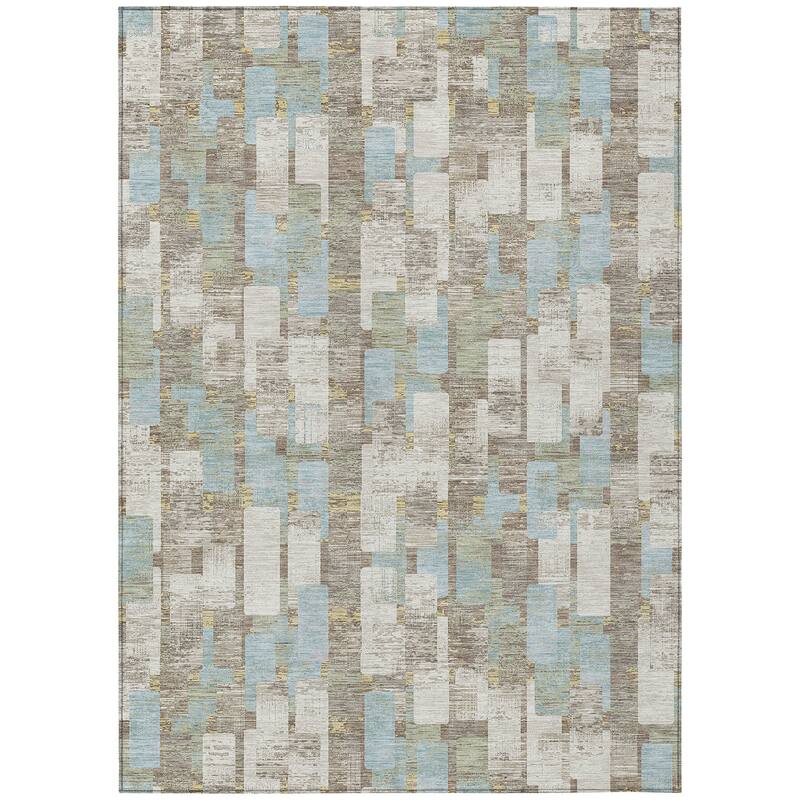 Machine Washable Indoor/ Outdoor Casual Carson Chantille Rug