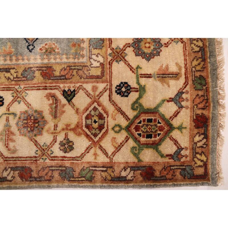 ECARPETGALLERY Hand-knotted Jules Sultane Light Blue Wool Rug - 7'11 x 9'11