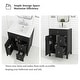preview thumbnail 33 of 37, 24-Inch Bathroom Vanity with Ceramic Sink - 24" x 18" x 34"