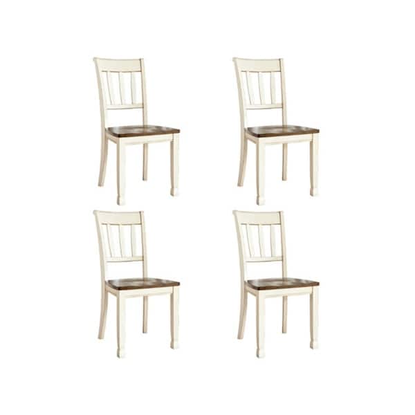 Ashley Furniture D583 02 Two Tone Finish Whitesburg Chair 4 Pack Overstock 16211917