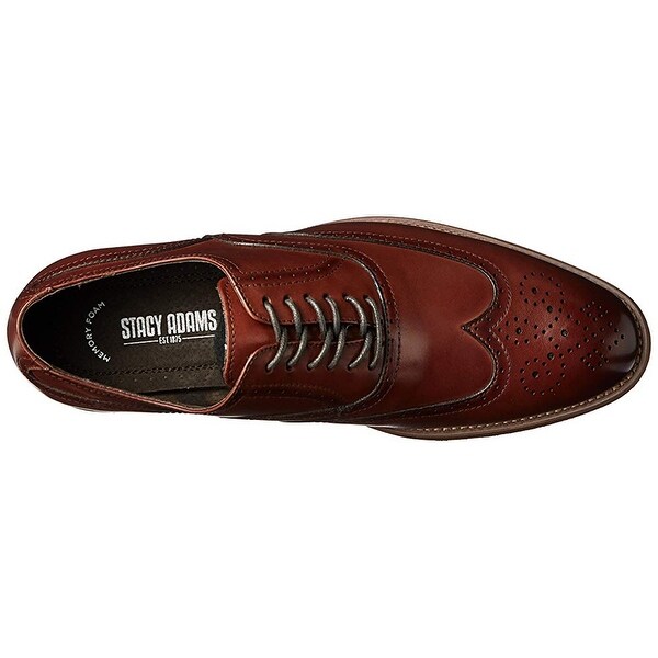 stacy adams men's dunbar wingtip oxford