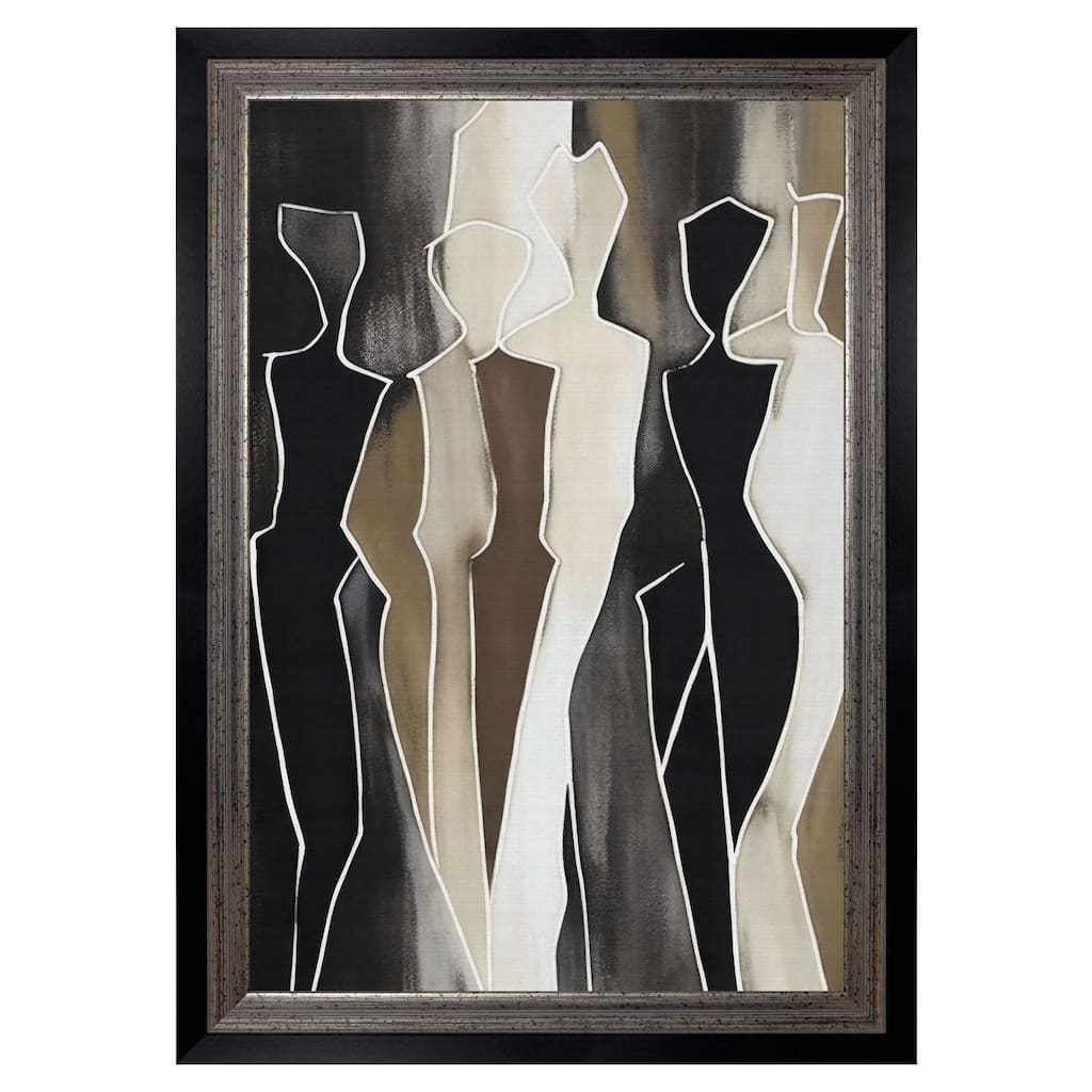 Masterpiece Art Gallery| Shapes by Creative Studio - Framed Canvas Art Print