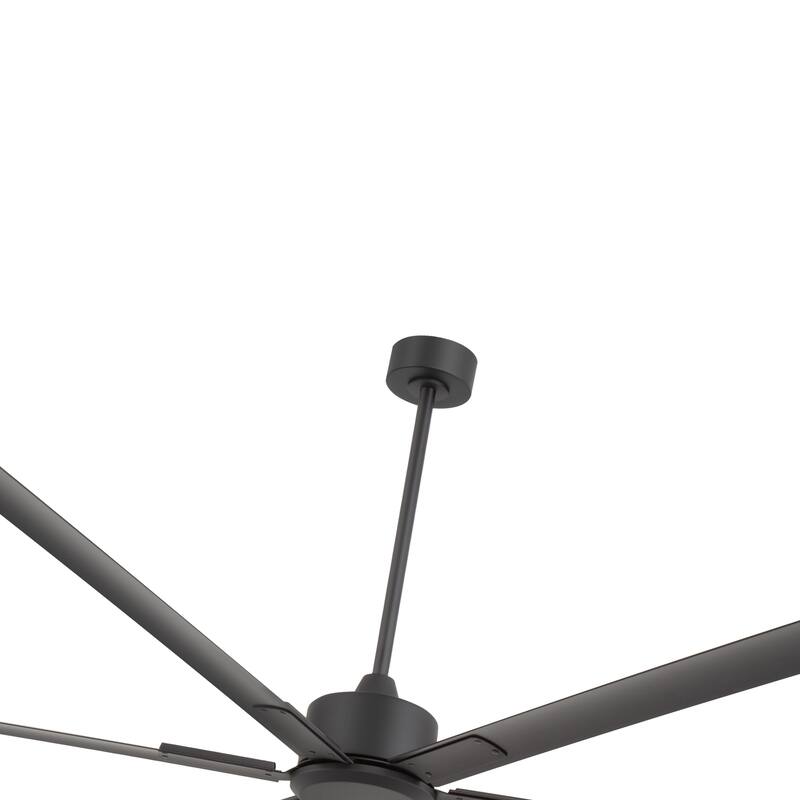 Large 72"/84"/96"/120" Black Ceiling Fan with Remote without Light-6/8 Aluminum Blades