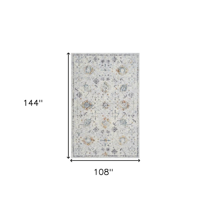 Kinal Floral Traditional Woven Area Rug By HomeRoots