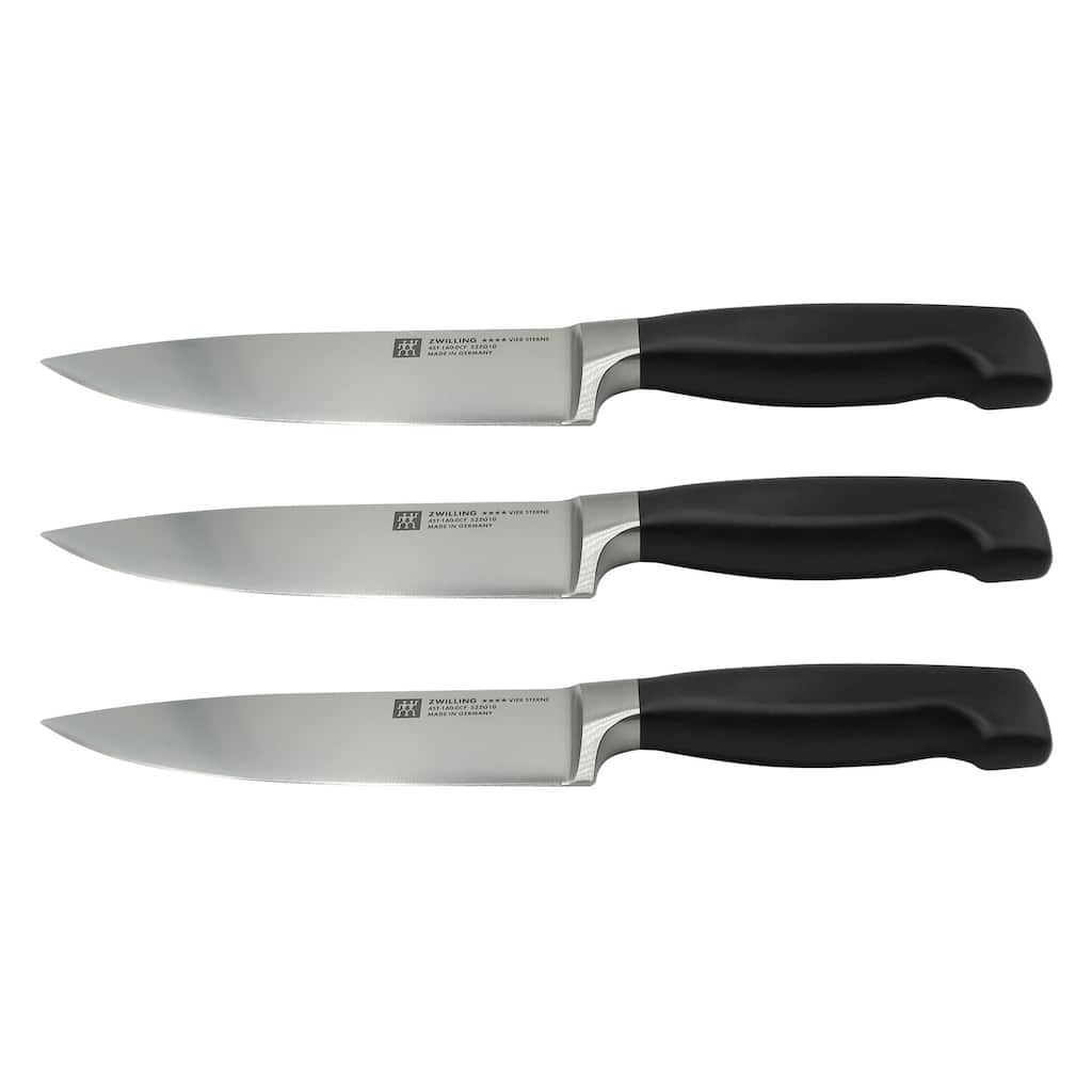 3x ZWILLING Four Star 6" Chef's Knife