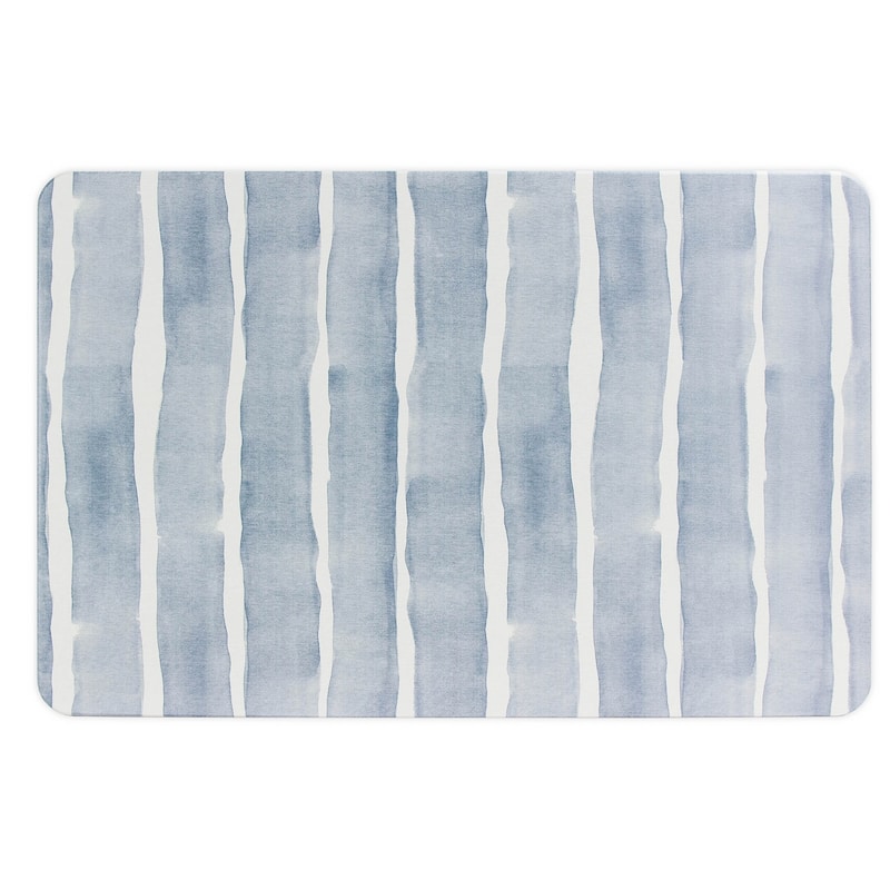 FloorPops Camila Blue Stone Quick Drying Mat