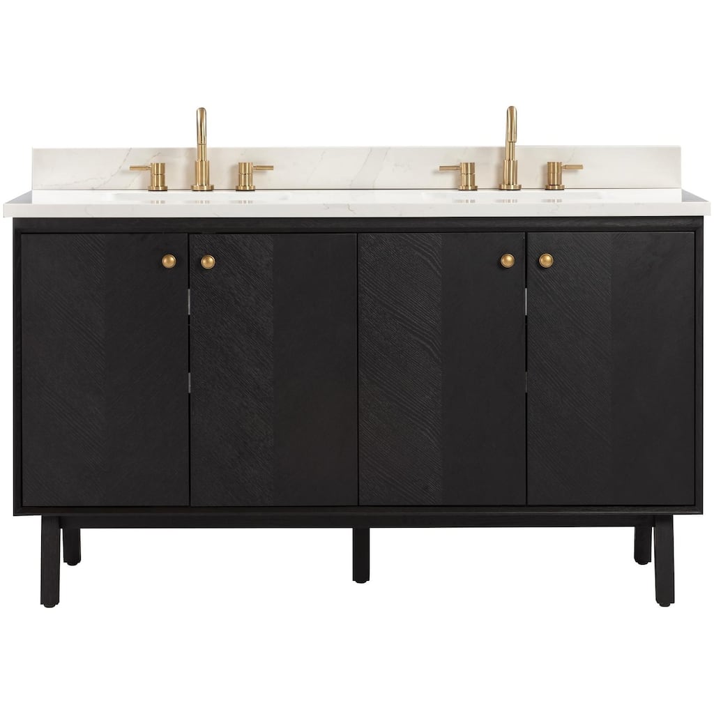 Avanity ADELE-VS61 Adele 60" Free Standing Double Basin Vanity Set