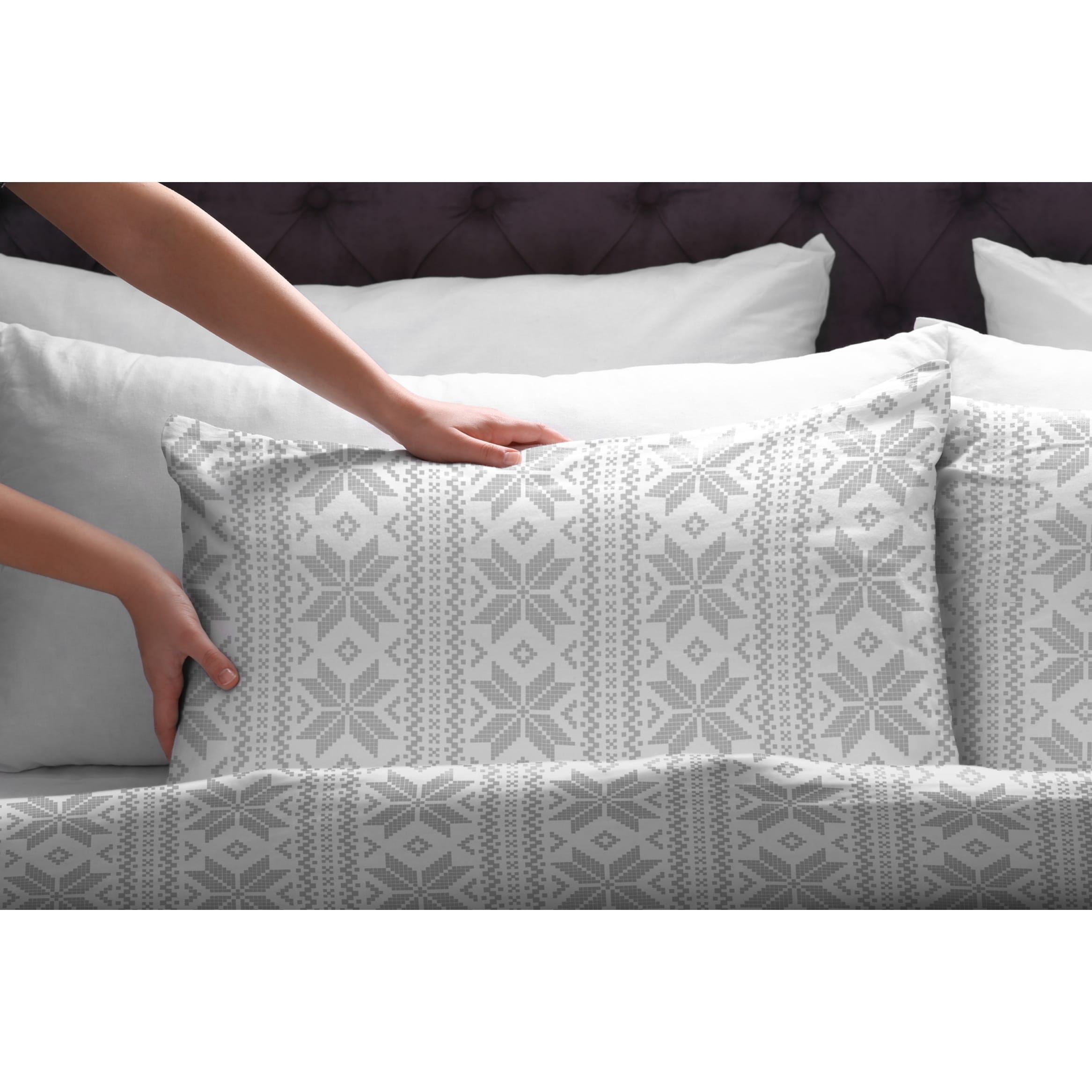 Pointehaven 175 GSM Cotton Flannel Bed Sheet Set with - Picture 6 of 50