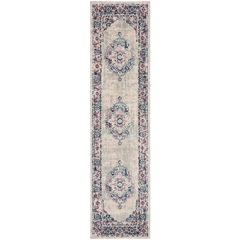 SAFAVIEH Madison Lorayne Vintage Boho Oriental Medallion Rug