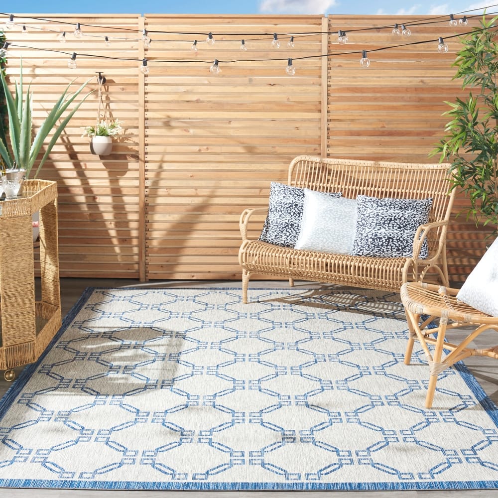 Nourison Garden Party Geometric Casual Indoor/Outdoor Area Rug