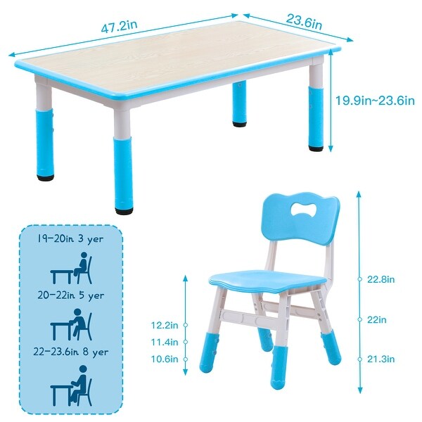 YUKOOL Kids Table and Chair Set - Multi-Functional YUKOOL Kids Table and Chair Set - Multi-Functional