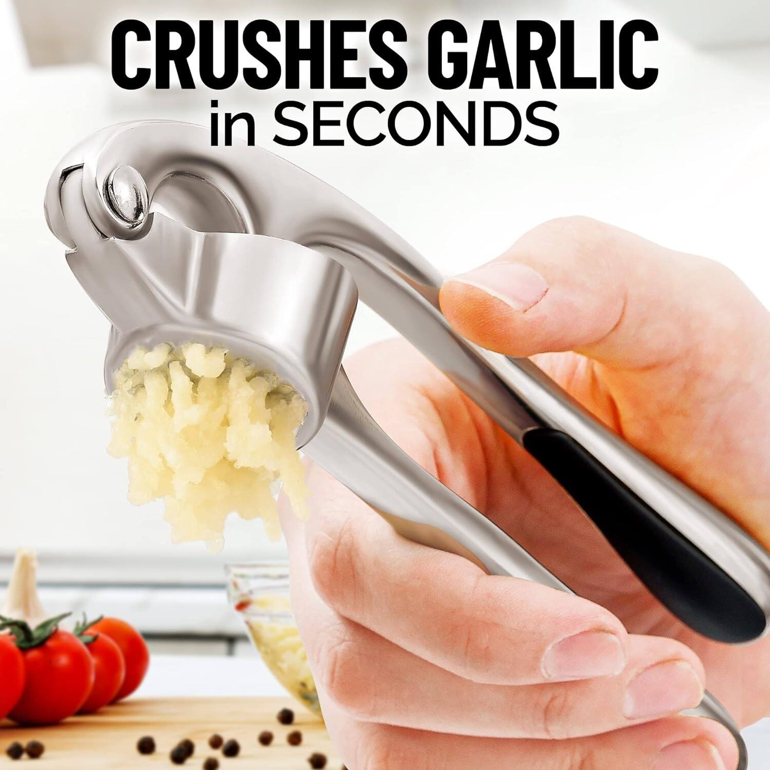 Zulay Kitchen Professional Garlic Press and Peeler Bed Bath & Beyond