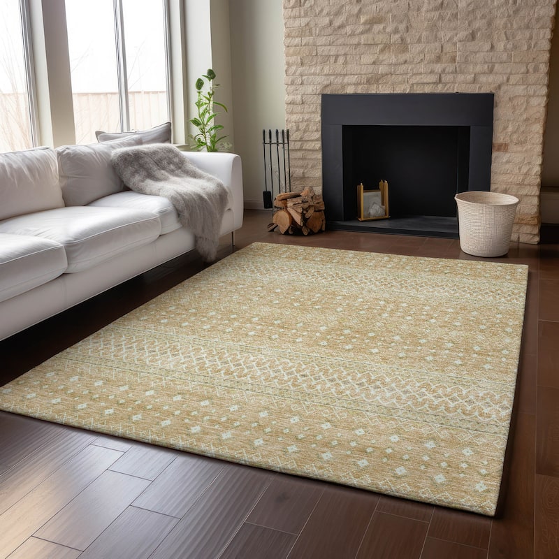 Premium Washable Super Soft Boho Geo Mayfield Rug