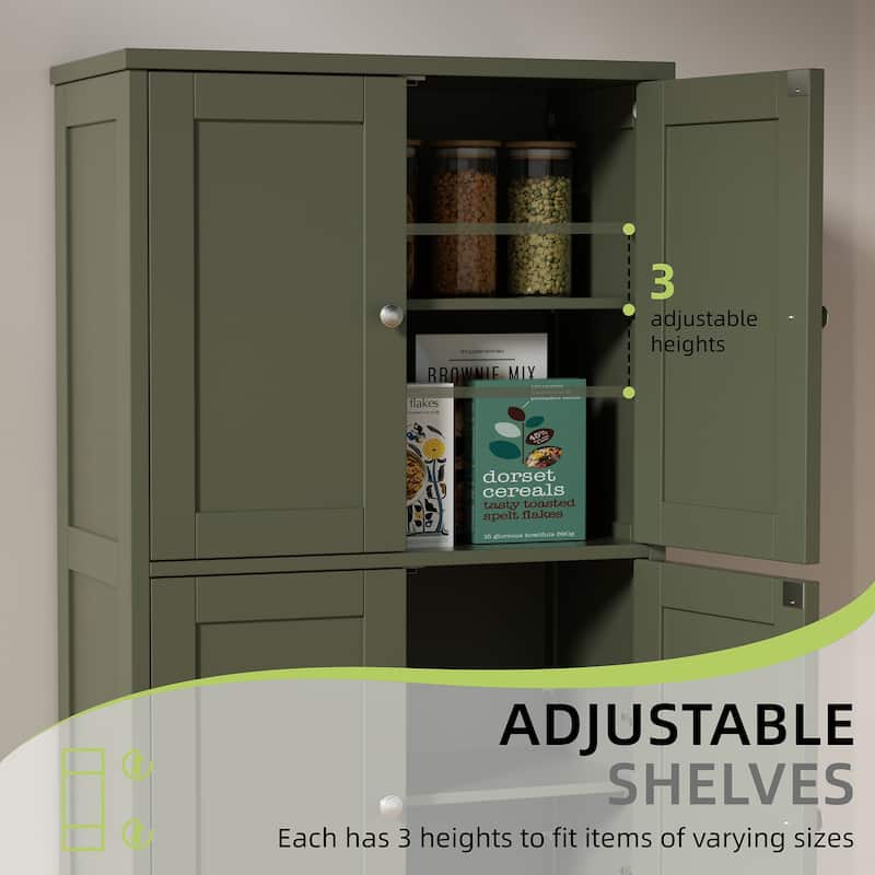 Multi-Room Storage Cabinet with Waterproof Board – Organizer for Bathroom, Kitchen & Living Room