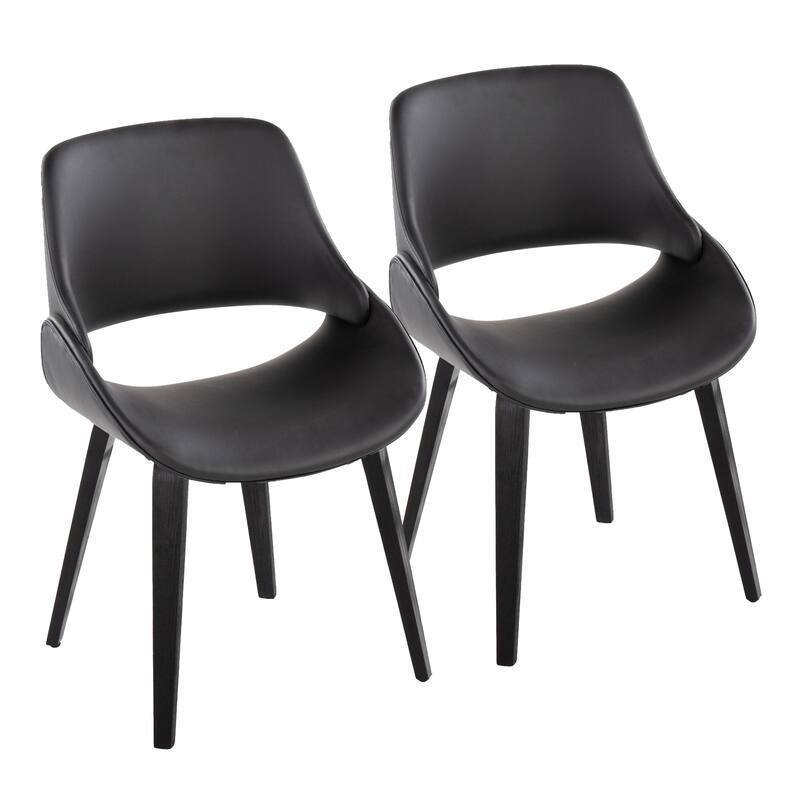 Carson Carrington Svellingen Dining Chair with Bent Wood Legs (Set of 2)