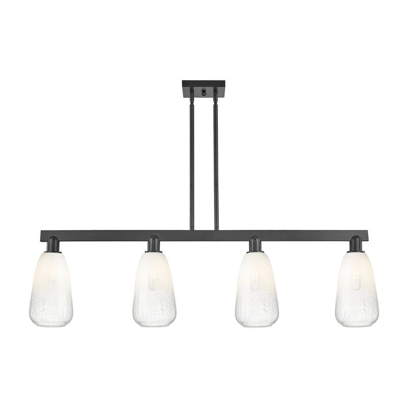 Innovations Lighting Urban Downtown - Brookhaven Almond - 4 Light 48" Stem Hung Island Light