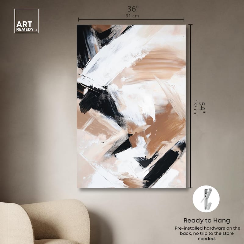 Sable and Sand I Canvas by Art Remedy, Gallery Wrapped
