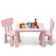 preview thumbnail 32 of 38, Gymax Kids Table & 2 Chairs Set Toddler Activity Play Dining Study - See Details Pink