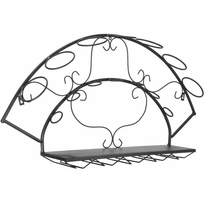 WallMounted Wine Glass Rack with Cork Holder Bed Bath & Beyond