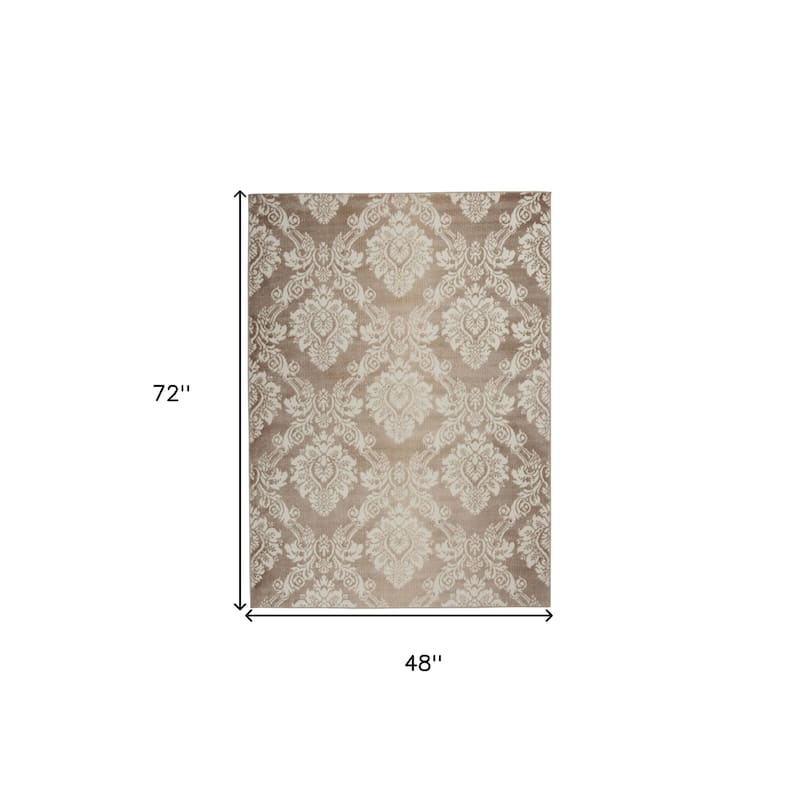 Duda Distressed Non Skid Stain Resistant Low Pile Area Rug By HomeRoots