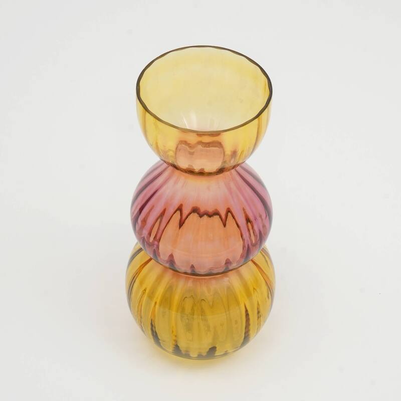 Decorative Gleaming Bubble Vase-6.5X14"