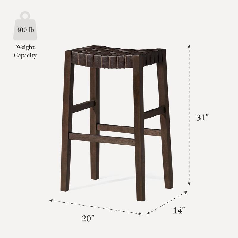 Maven Lane 31" Emerson Bar Height Kitchen Stool
