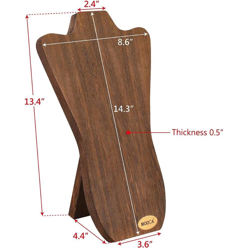 Foldable Wooden Easel Necklace Display
