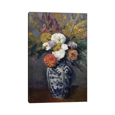 iCanvas "Dahlias, c.1873 " by Paul Cezanne Canvas Print