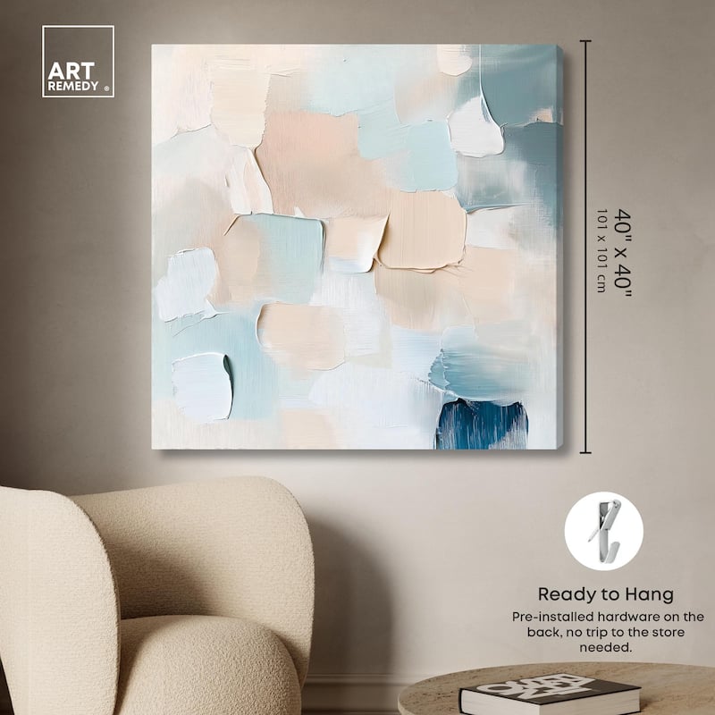Celadon Haze I Canvas by Art Remedy, Gallery Wrapped