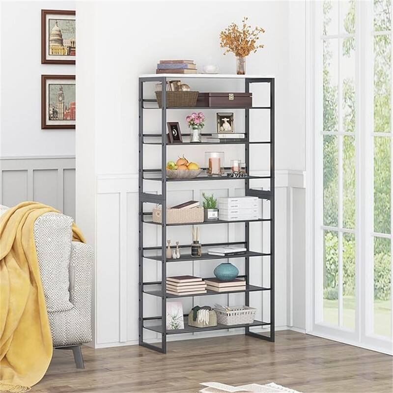 Shoe Rack 8 Tiers Shoe Storage Organize - 11.8"D x 29"W x 60.7"H
