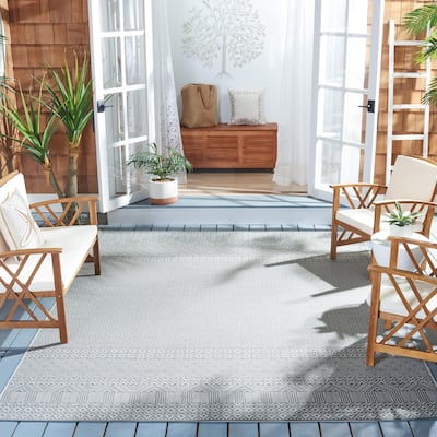 SAFAVIEH Courtyard Velia Indoor/ Outdoor Waterproof Patio Backyard Rug