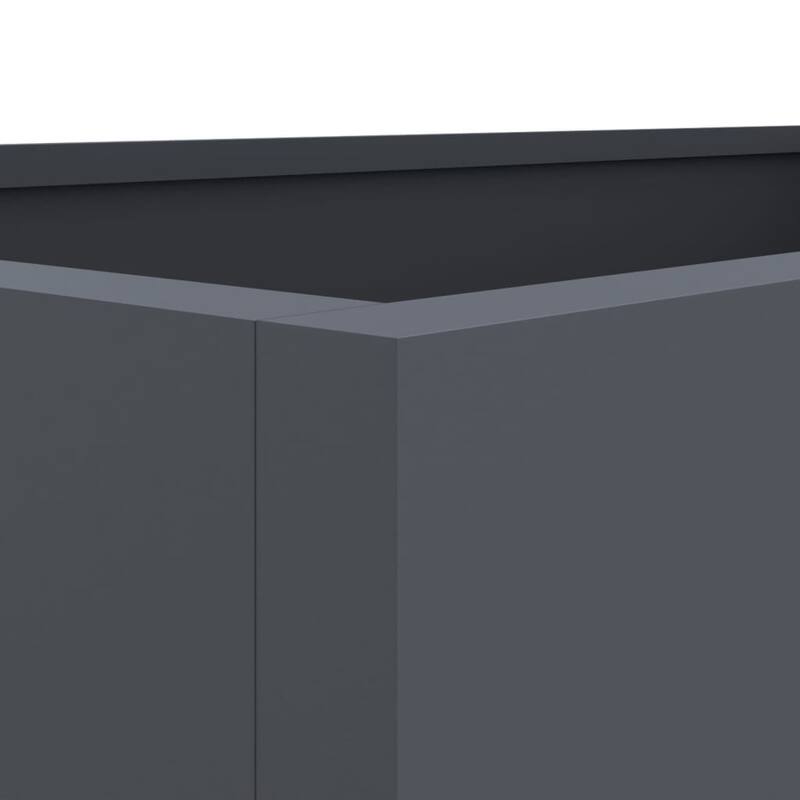 vidaXL Planter Stand Outdoor Raised Garden Bed for Vegetables Corten Steel