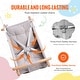 preview thumbnail 3 of 5, Canvas Hammock Swing Wooden Hanging Swing Seat for Baby to Toddler - 27.65*17.5inches