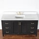 preview thumbnail 23 of 177, Altair Hadiya Bathroom Vanity with Composite Stone Countertop without Mirror