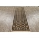 preview thumbnail 15 of 17, Geometric Bokhara Oriental Runner Rug Hand-knotted Wool Carpet - 2'7" x 10'1"